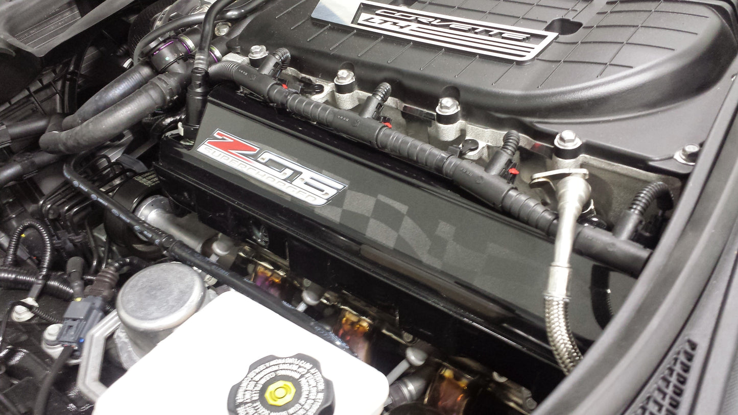 C7 Z06 Airbrushed Coil Covers