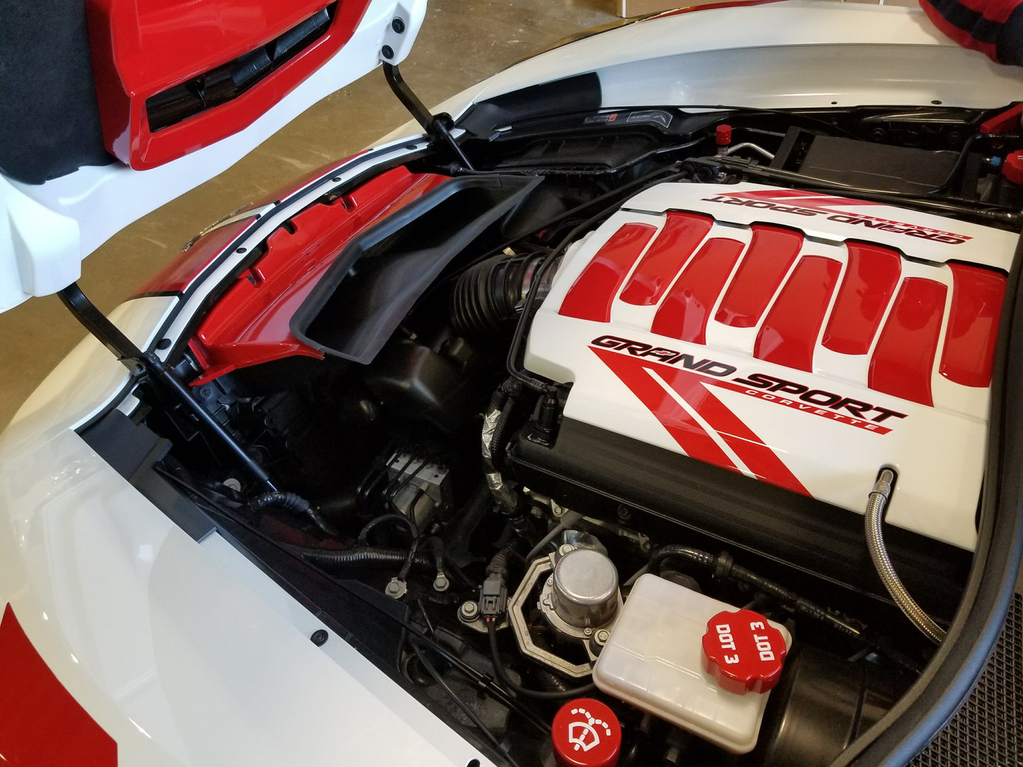 C7 Corvette Smooth 2 Tone Center Plenum