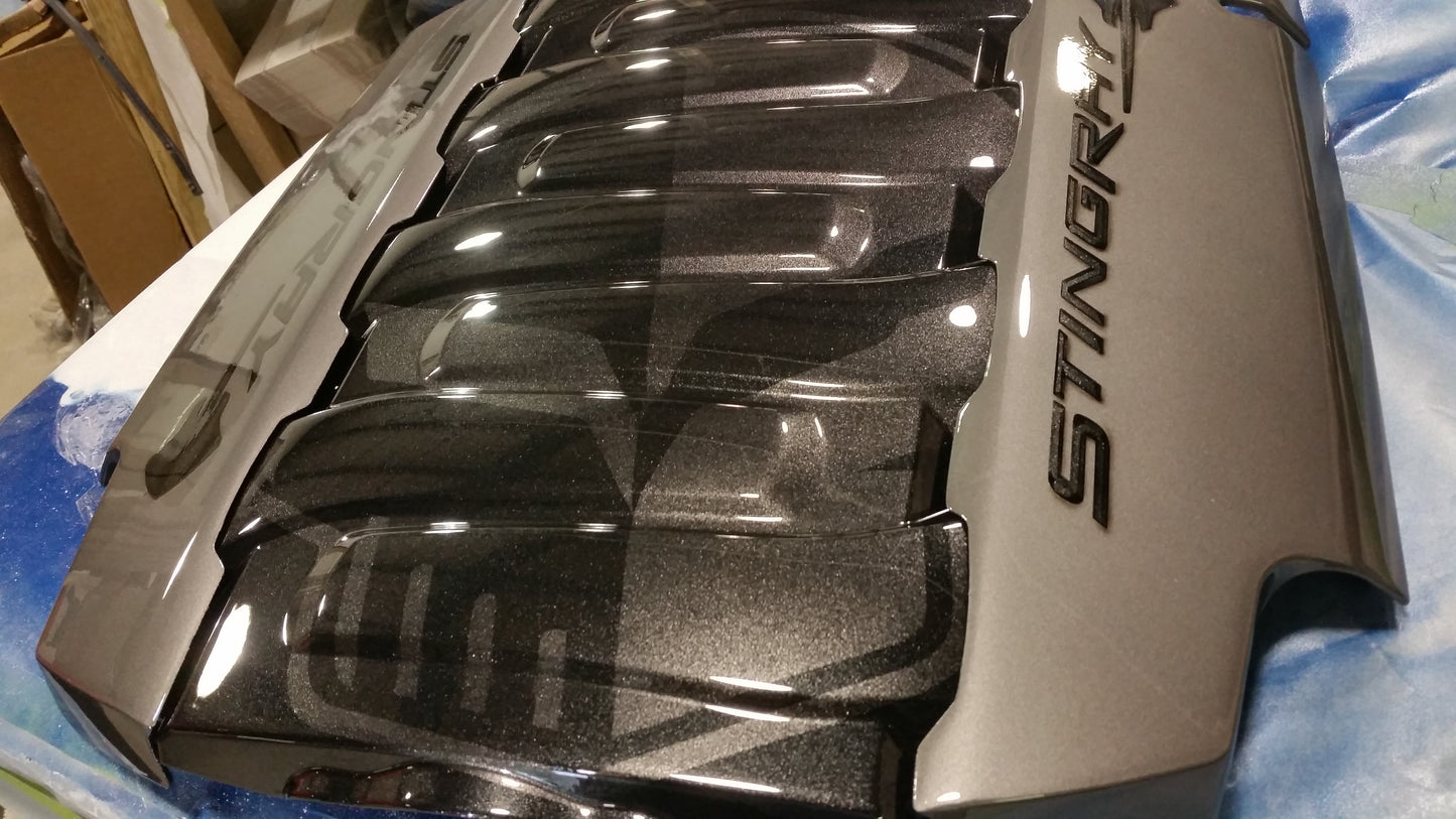 C7 Corvette Smooth Jake Skull Center Plenum